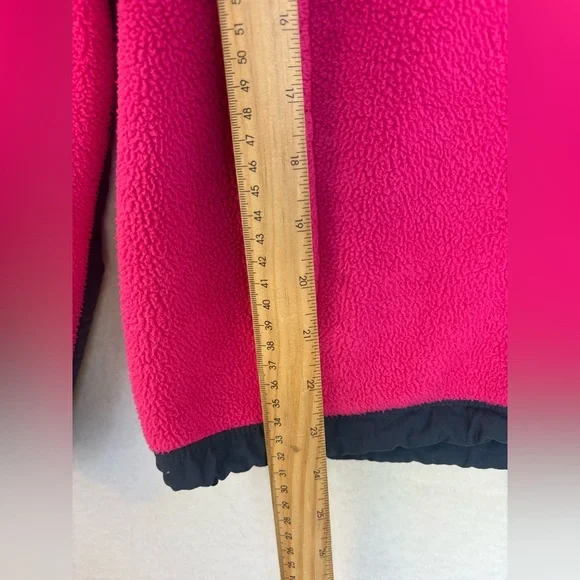 THE NORTH FACE Denali Polartec Pink BlackFleece Full Zip‎ Coat Jacket Small - Picture 15 of 16